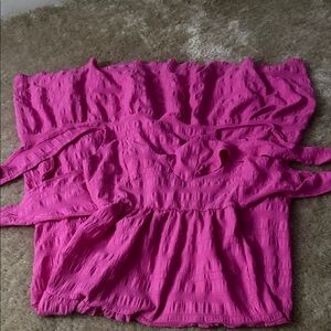 Vibrant Pink Textured Dress